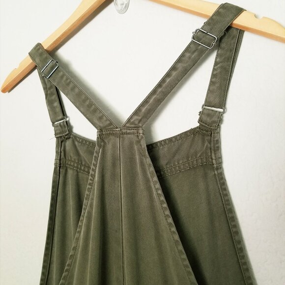 LED LUXE ESSENTIALS DENIM A Pea in the Pod Tencel Maternity Overall Olive M $117 - Picture 10 of 16